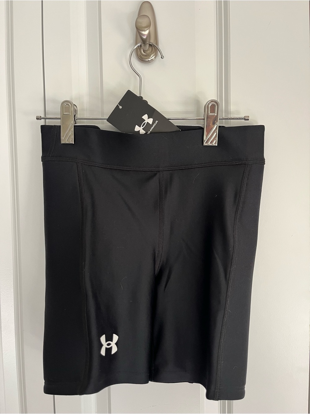 Under Armour Women's Softball Sliding Shorts, XS Black Compression